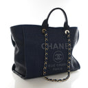 Chanel Medium Raffia Deauvi...