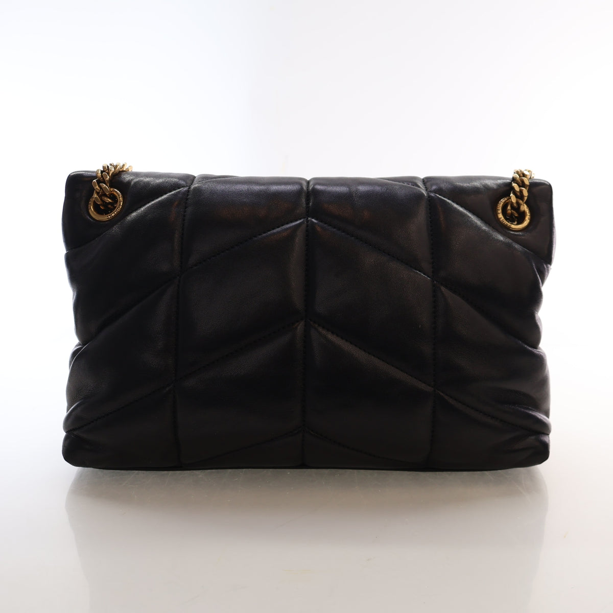 Saint Laurent Small Lambskin Loulou Puffer, photo 11 of 16