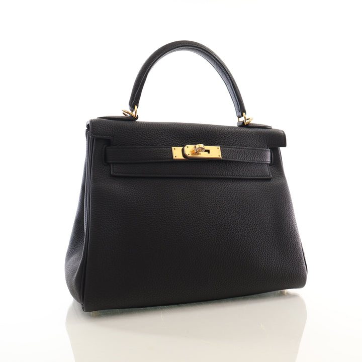 Hermes Noir Togo Kelly 28