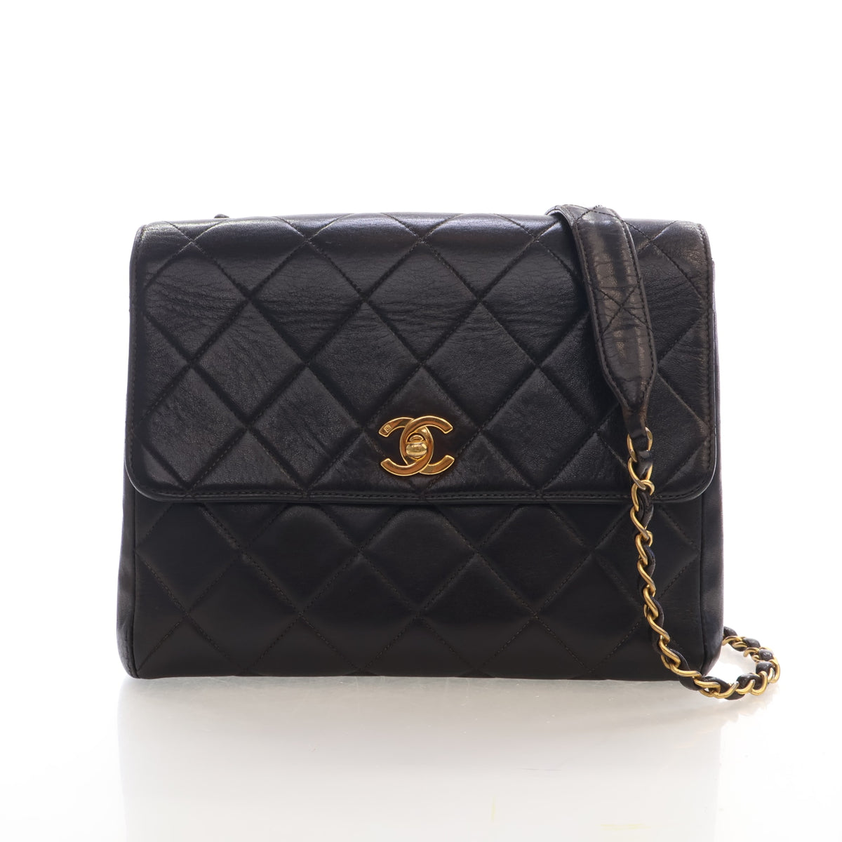 Chanel Vintage Small Lambskin Square Classic Flap Bag, photo 1 of 17