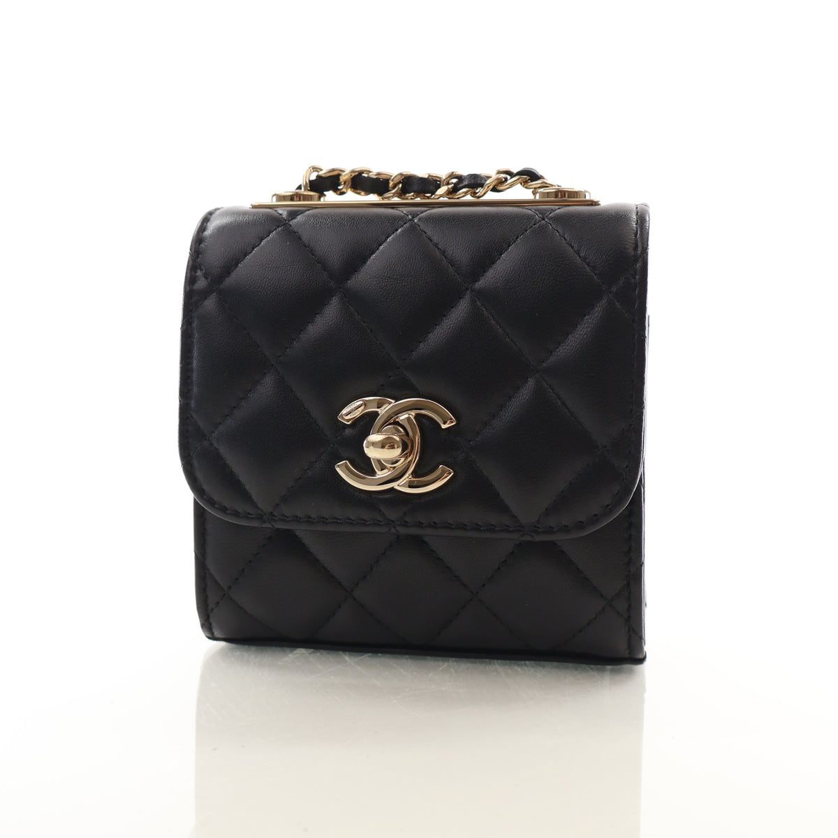 Chanel Mini Lambskin Trendy Clutch With Chain, photo 3 of 17