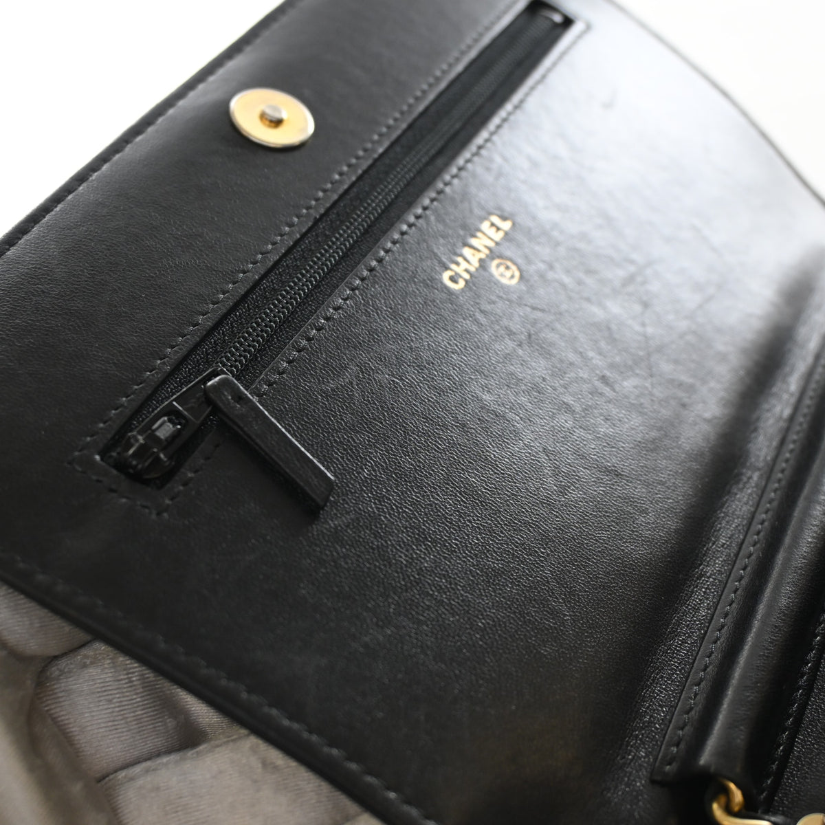 Chanel Lambskin Boy Wallet On Chain (WOC), photo 13 of 23