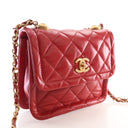 Chanel Small Lambskin CC Tw...