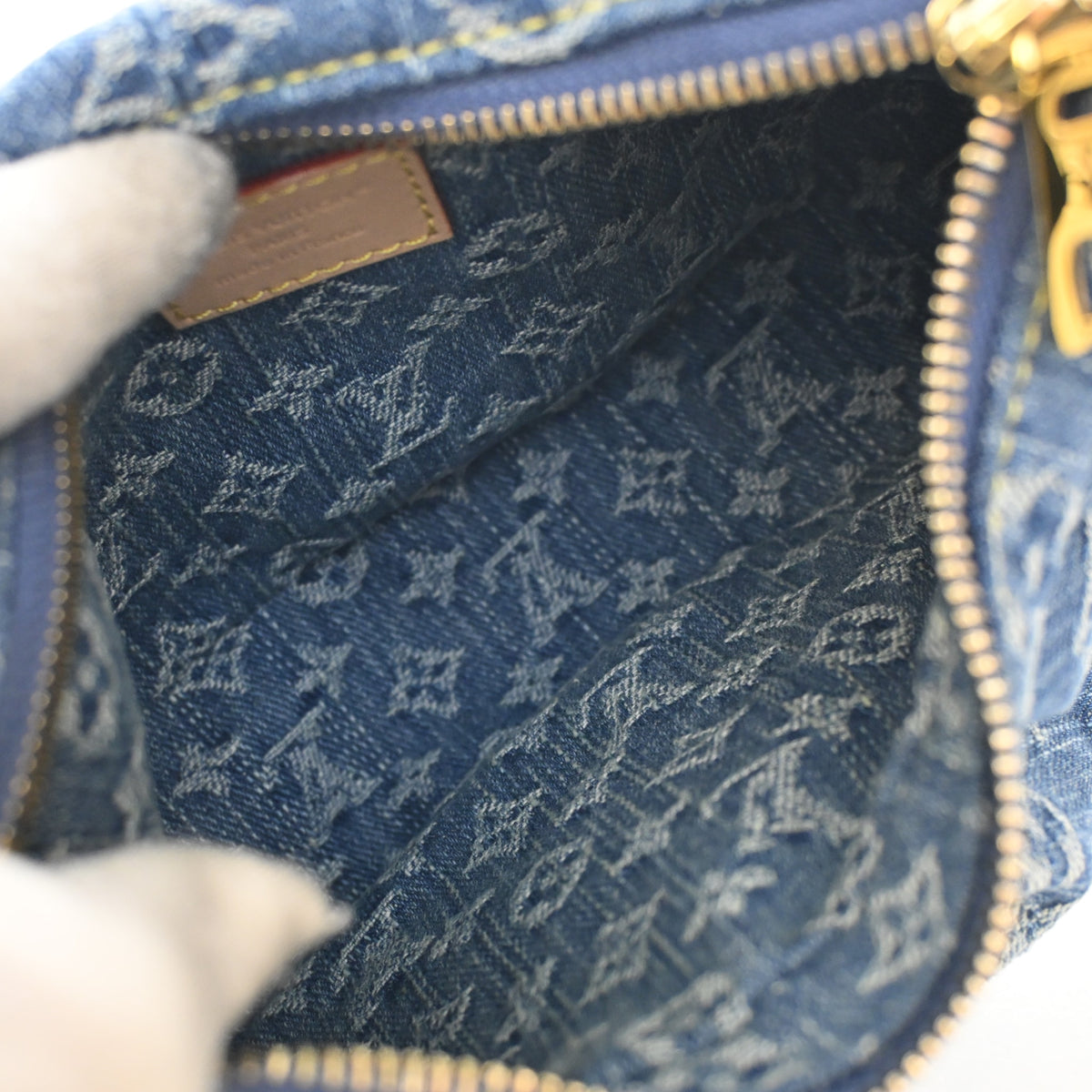 Louis Vuitton Monogram Denim Pochette Valley, photo 11 of 12