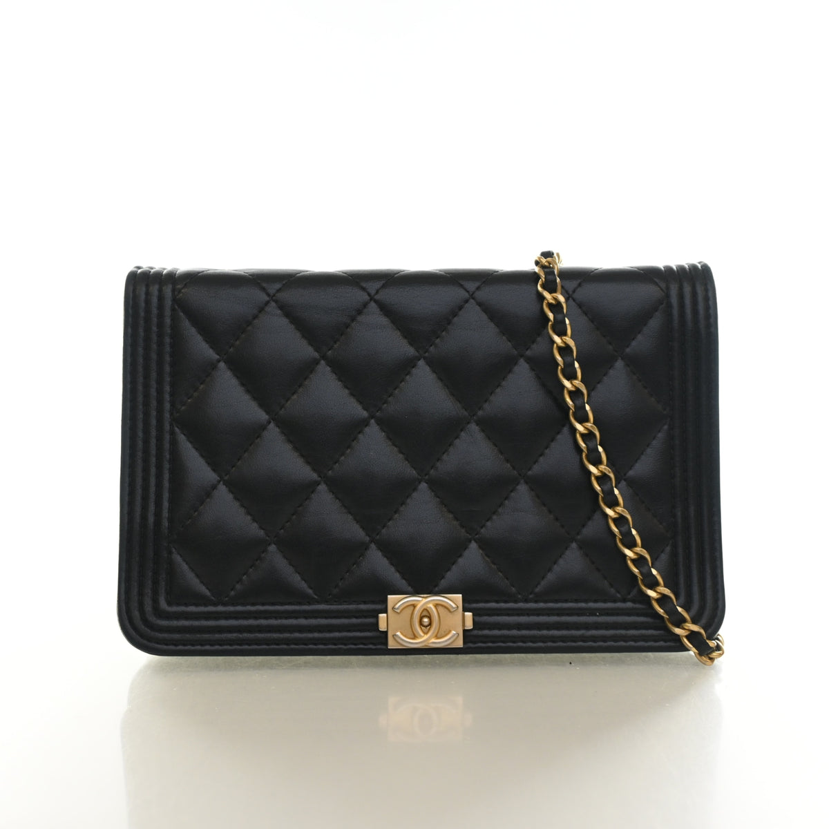 Chanel Lambskin Boy Wallet On Chain (WOC), photo 1 of 23
