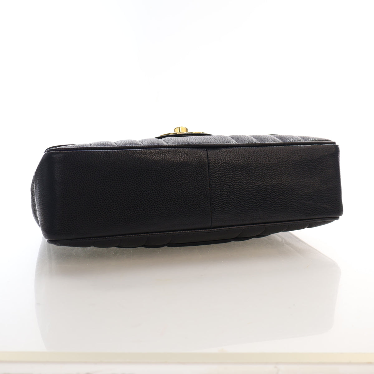 Chanel Vintage Jumbo Caviar Vertical Quilted Single Flap, photo 5 of 17