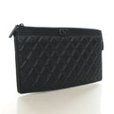 Chanel Lambskin Boy Zipped ...