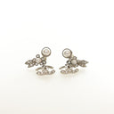 Chanel Crystal CC Drop Earr...