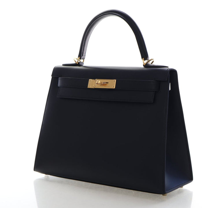 Hermes Noir Sombreno Sellier Kelly 28
