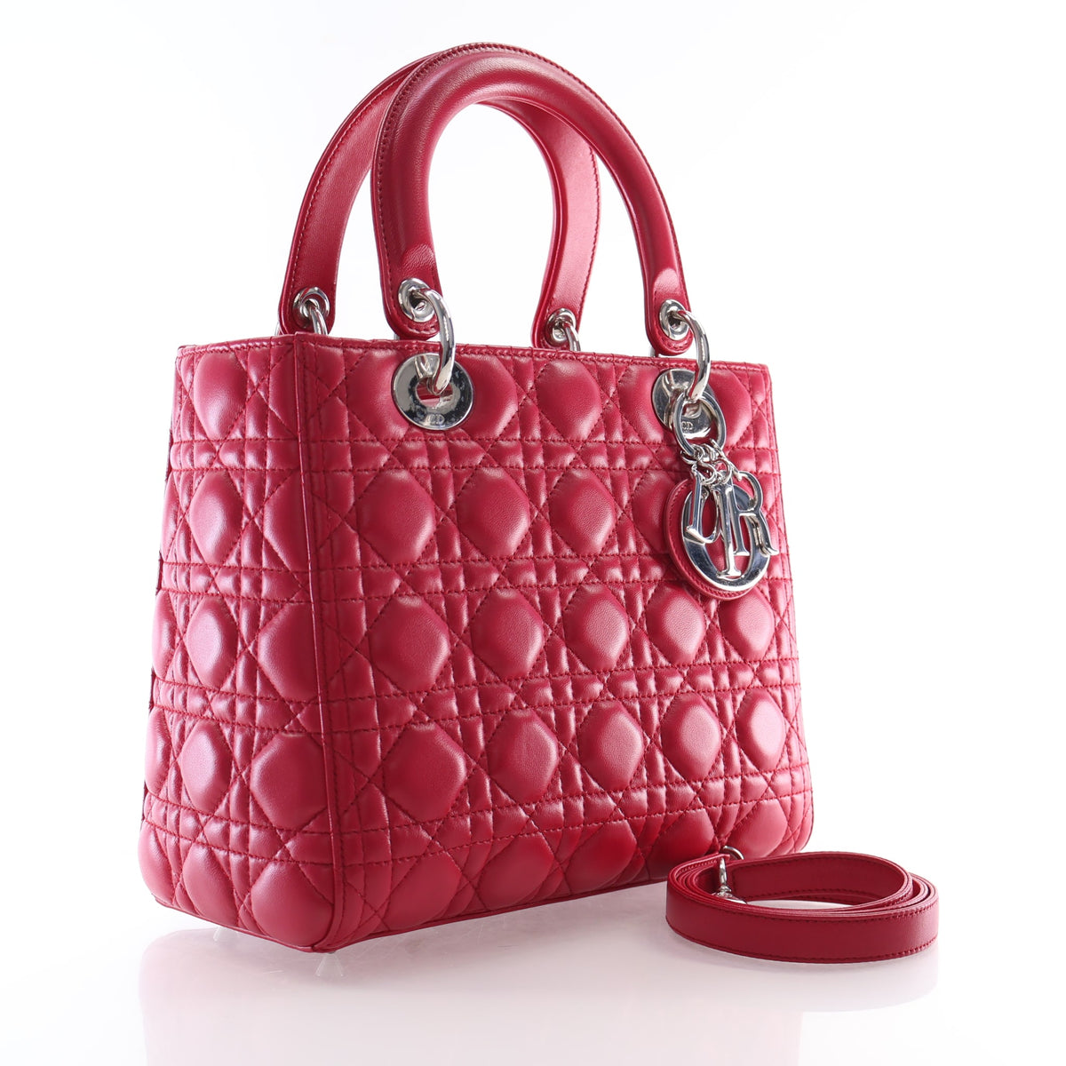 Pre-Owned Christian Dior Lady Dior Medium Lambskin, photo 2 of 17