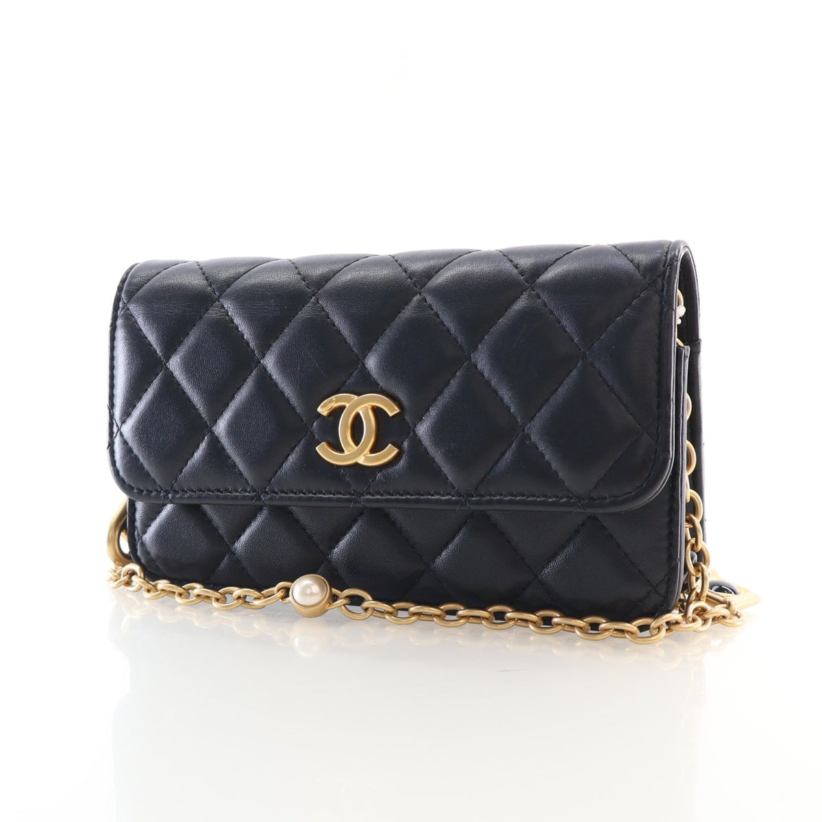 Pre-Owned Chanel Wallet On Chain Lambskin WOC, photo 3 of 16