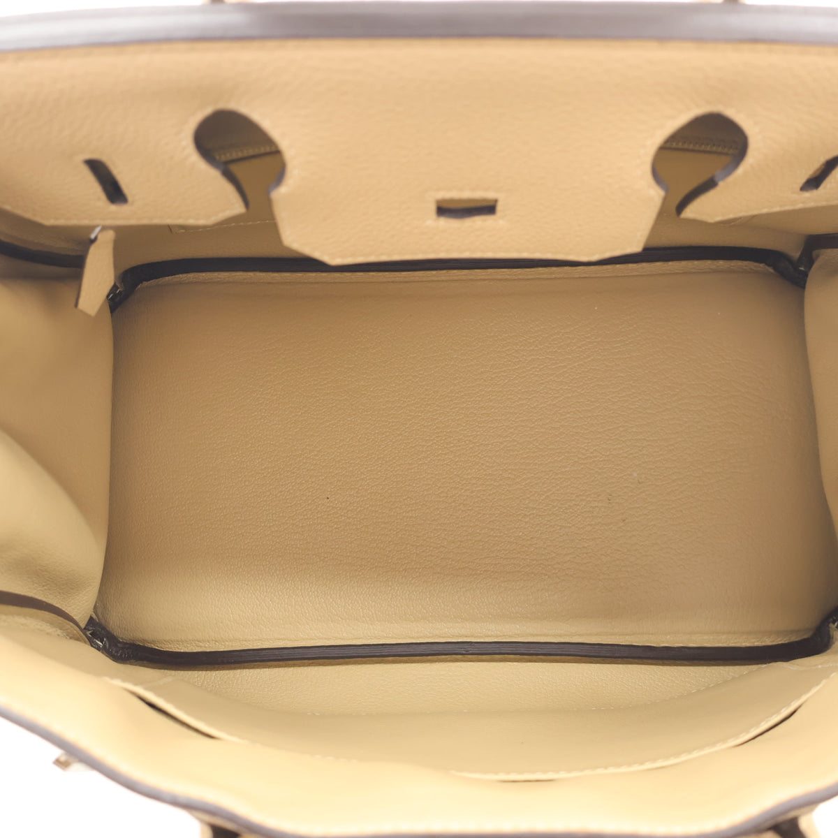 Pre-Owned Hermès Birkin 30 Trench Togo Leather, open interior with lining, photo 15 of 18