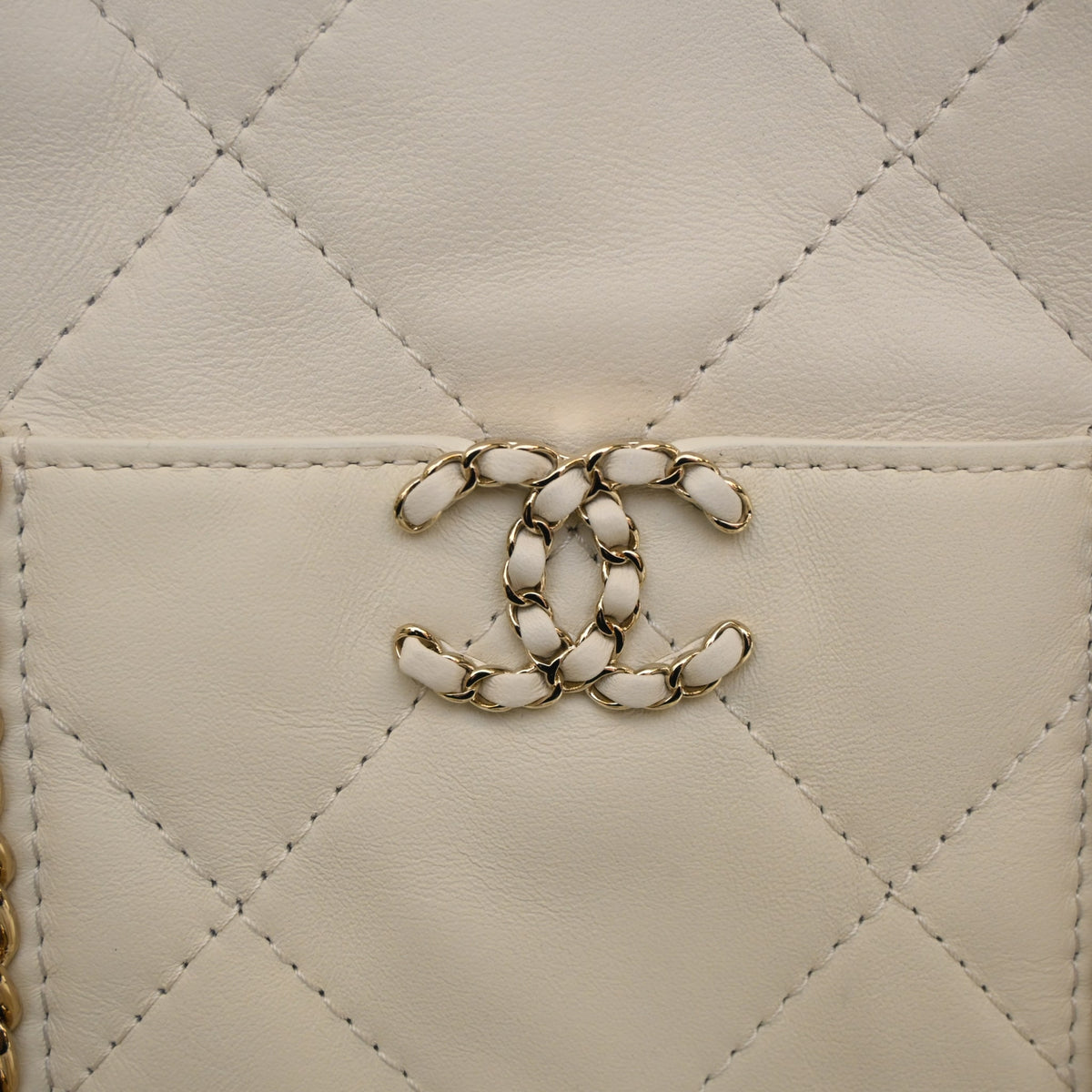 Chanel Lambskin Fringe Flat Shopping Bag, photo 4 of 13