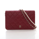 Chanel Lambskin Pearl Walle...