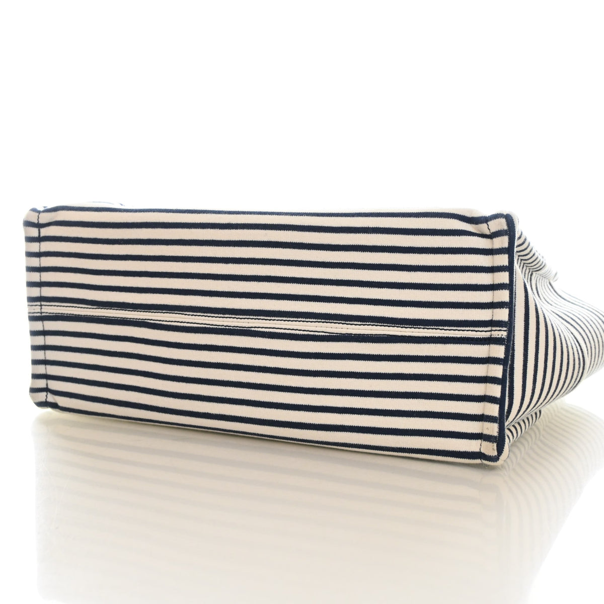 Pre-Owned Celine Triomphe Large Mixed Fibres Cabas Tote, base and feet view, photo 7 of 18