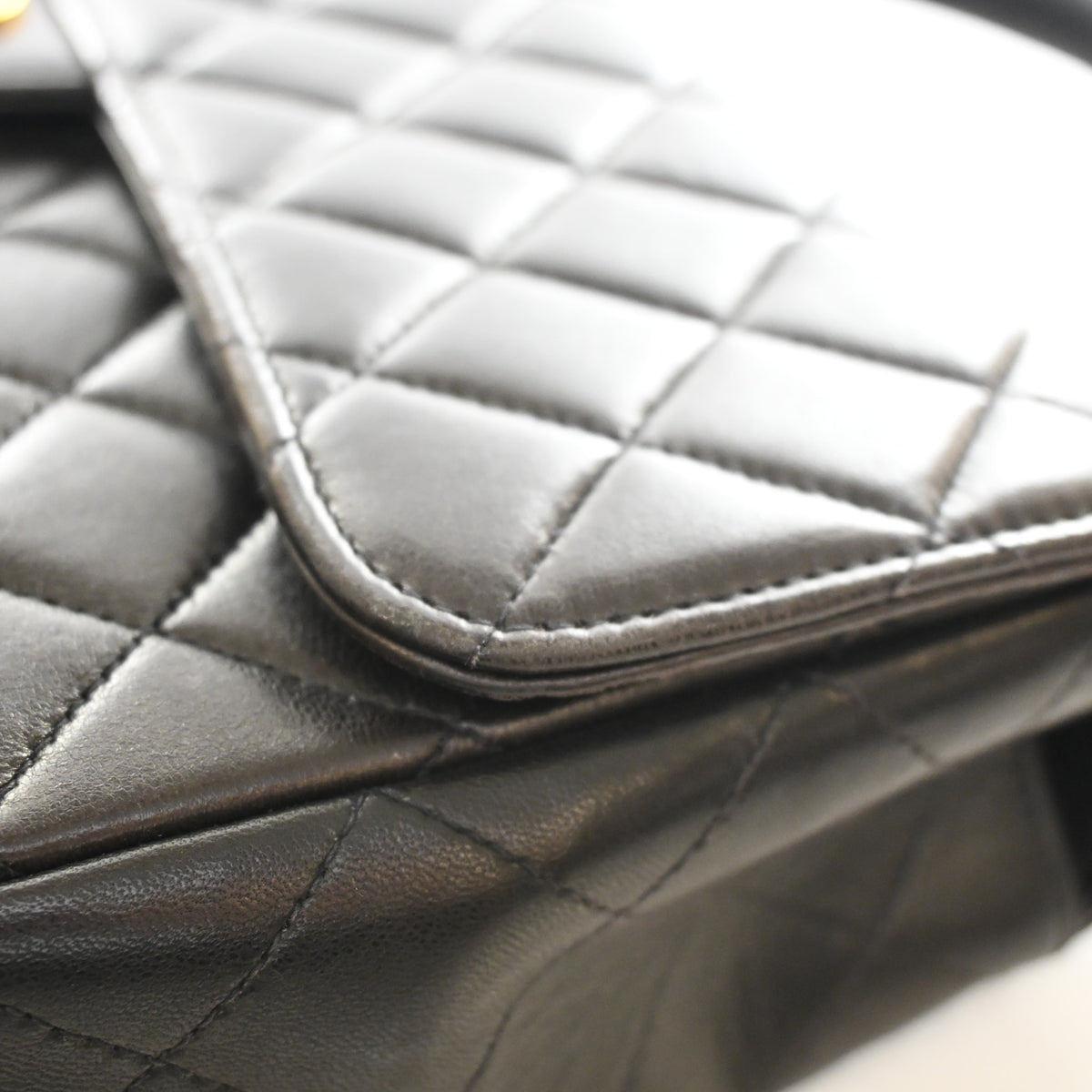 Chanel Vintage Medium Lambskin Rectangular Kelly Top Handle, photo 17 of 22