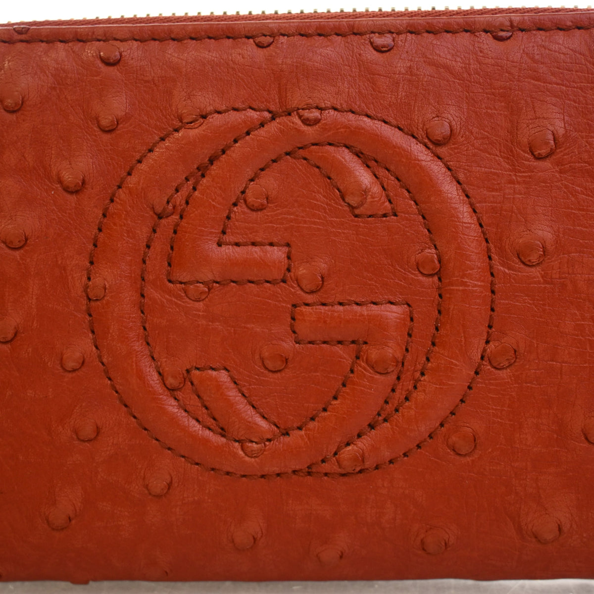 Gucci Ostrich Soho Zippy Wallet, photo 4 of 14