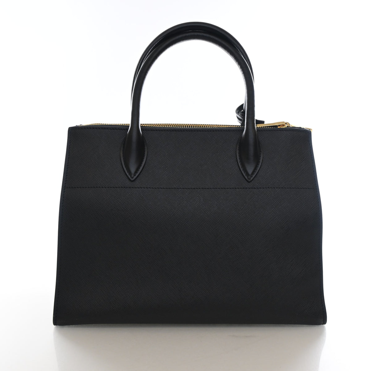 Pre-Owned Prada Tote Saffiano Greche Greca Pradigme, front view, photo 11 of 17