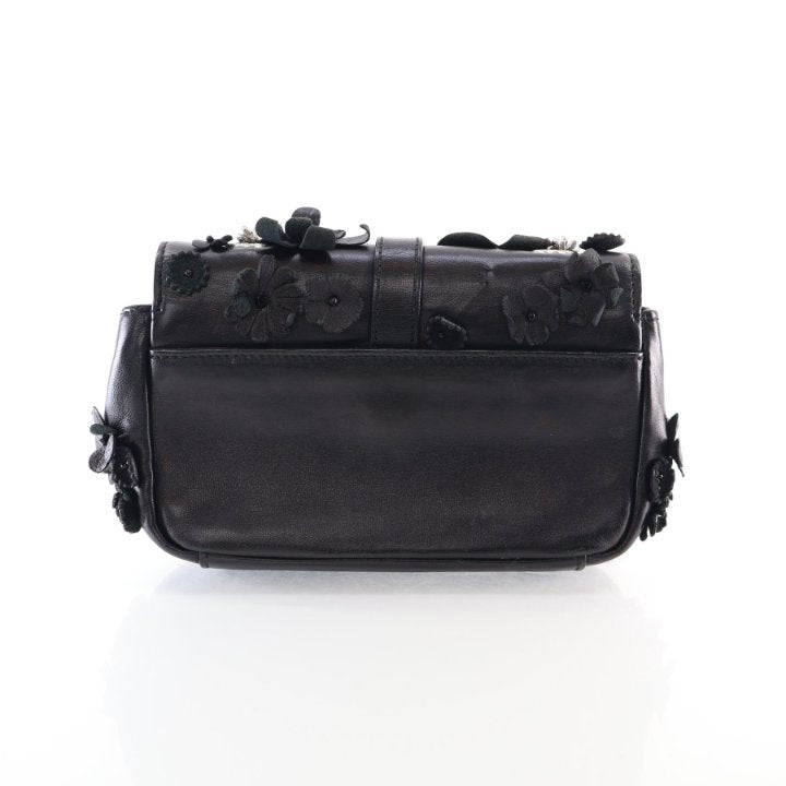 Saint Laurent Baby Floral Applique Monogram Chain Bag, photo 11 of 15