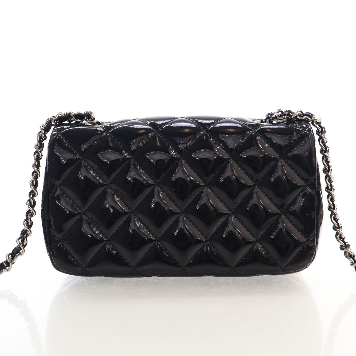 Pre-Owned Chanel Classic Flap Mini Extra Patent Leather Rectangular Bag, photo 11 of 17