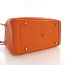 Hermes Orange H Clemence Li...