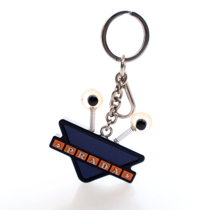 Prada Saffiano Robot Key Charm
