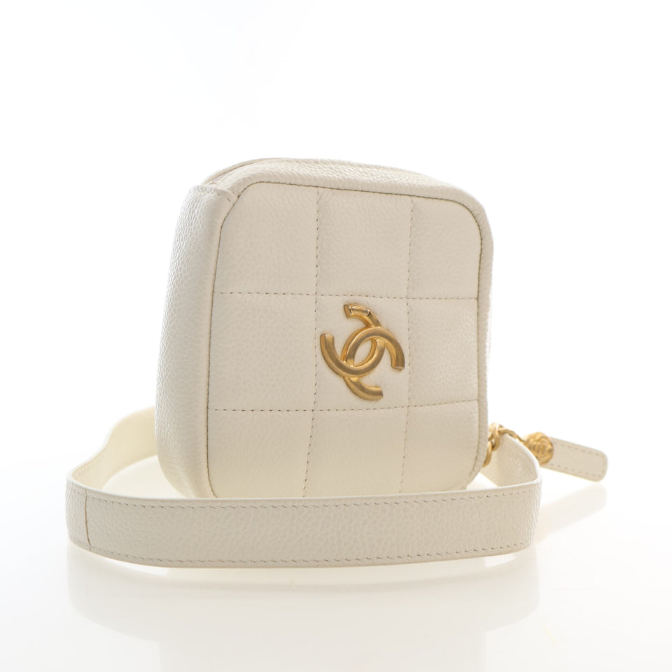 Chanel Caviar Coin Square Belt Bag