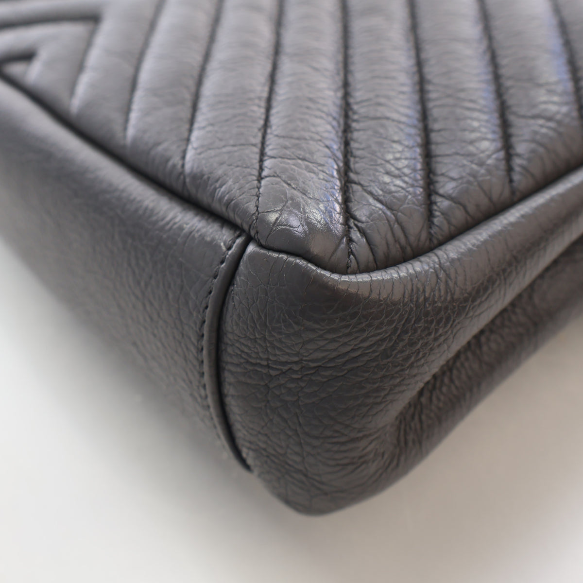 Saint Laurent Medium Calfskin Chevron College Bag, photo 14 of 19