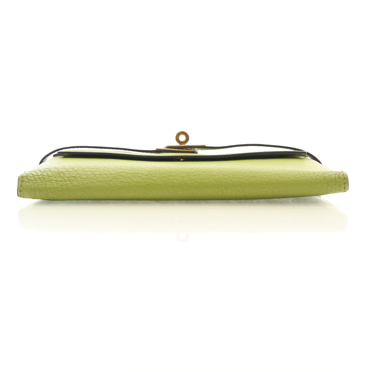 Hermes Vintage Vert Anis Chevre Mysore Kelly Long Wallet, photo 9 of 18