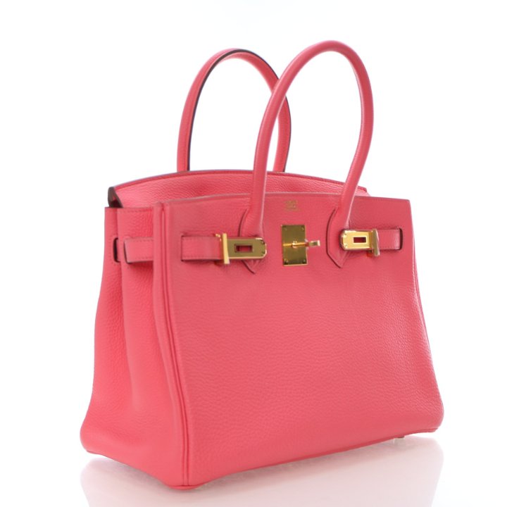 Hermes Rose Lipstick Togo Birkin 30, photo 3 of 20
