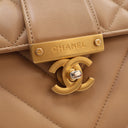 Chanel Calfskin Chevron In ...