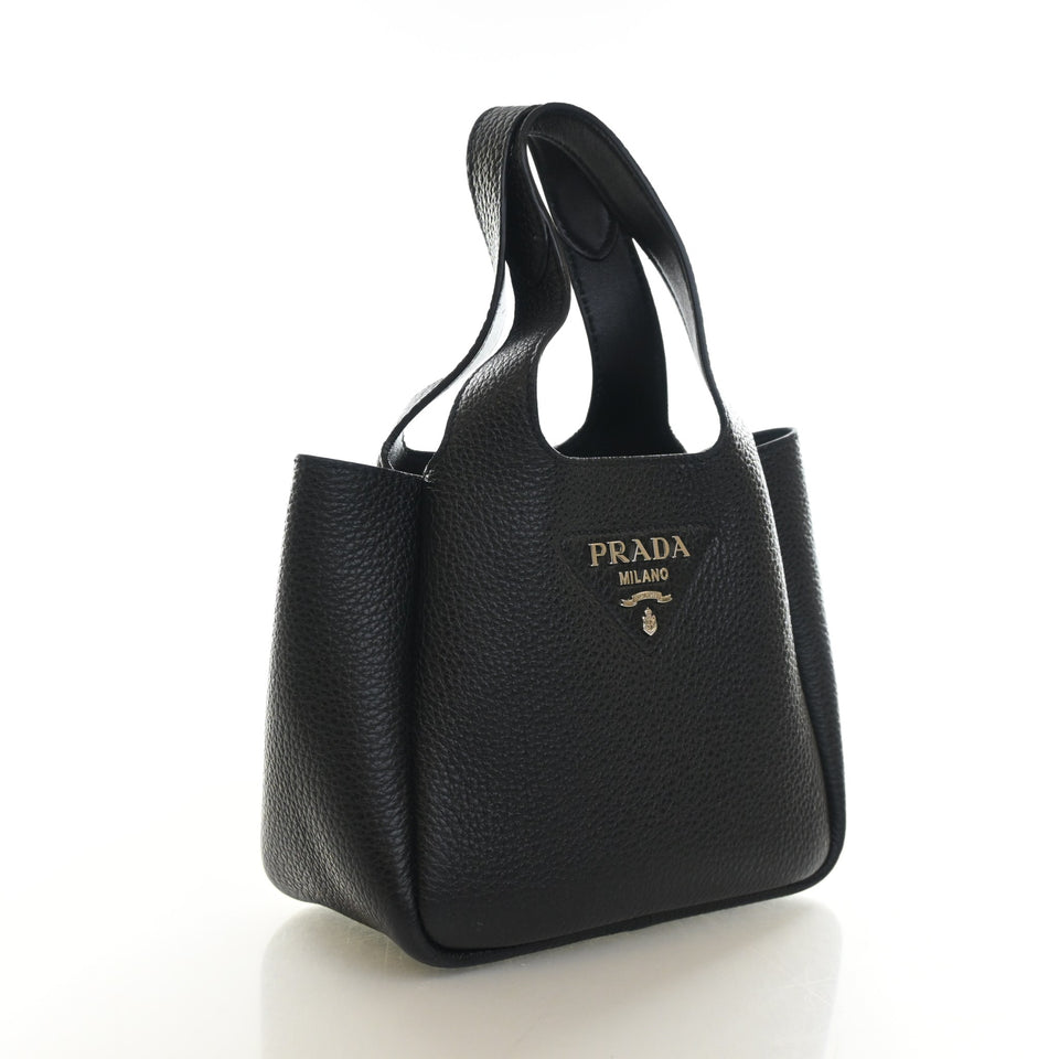 Prada Mini Vitello Daino Soft Tote