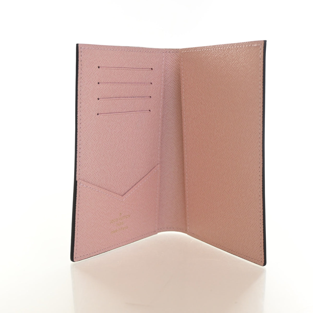 Pre-Owned Louis Vuitton Monogram Holiday Animation Passport Holder, open front