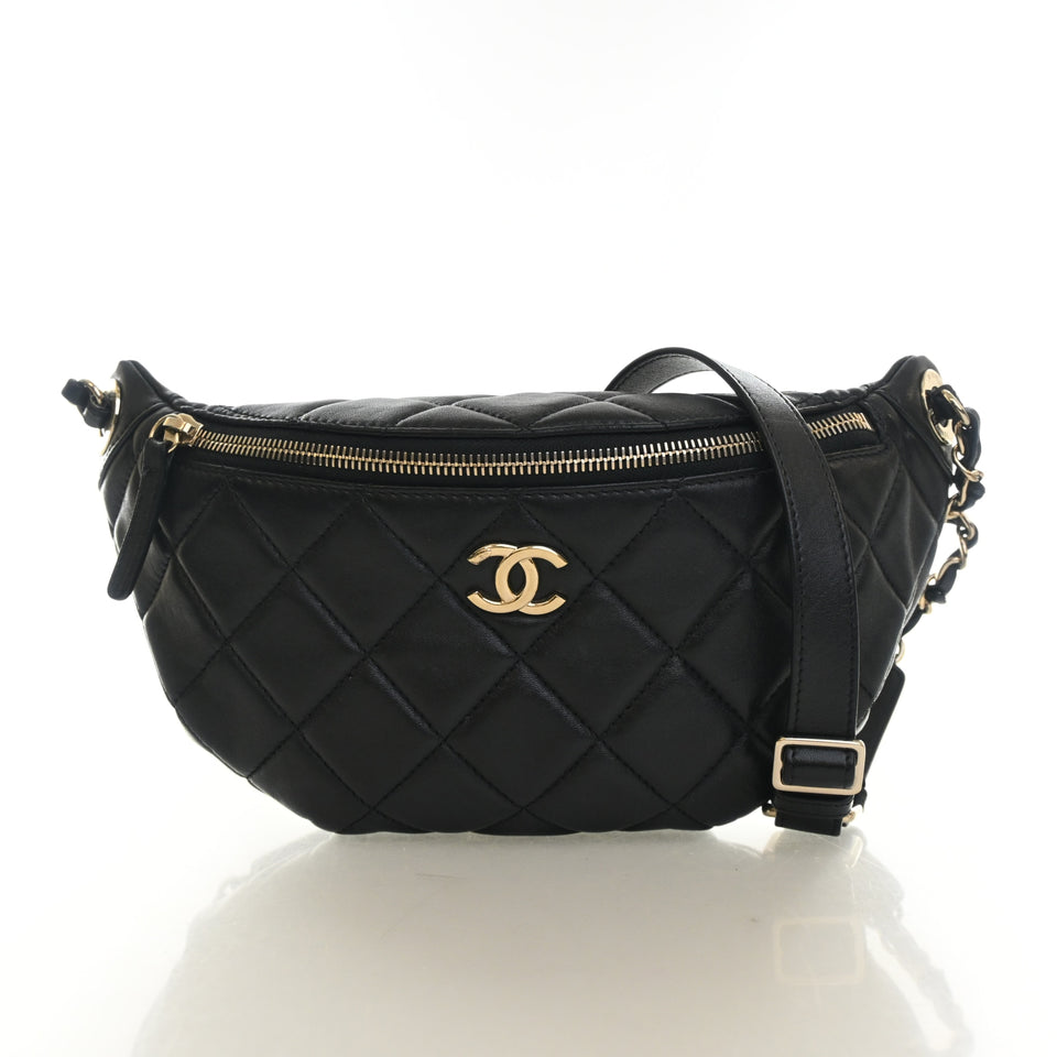 Chanel Lambskin CC Waist Bag