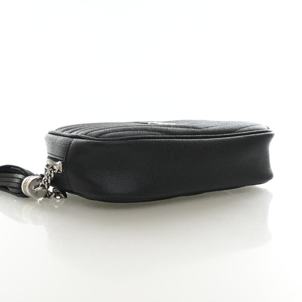 Pre-Owned Saint Laurent Camera Bag Mini Calfskin Lou, side profile