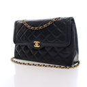 Chanel Vintage Black Lambsk...