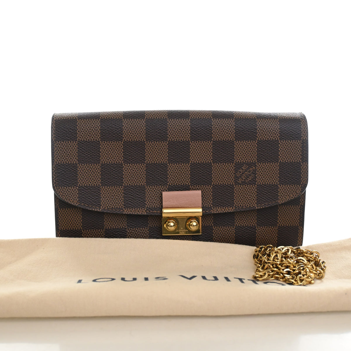 Louis Vuitton Damier Ebene Croisette Wallet On Chain (WOC), photo 17 of 17