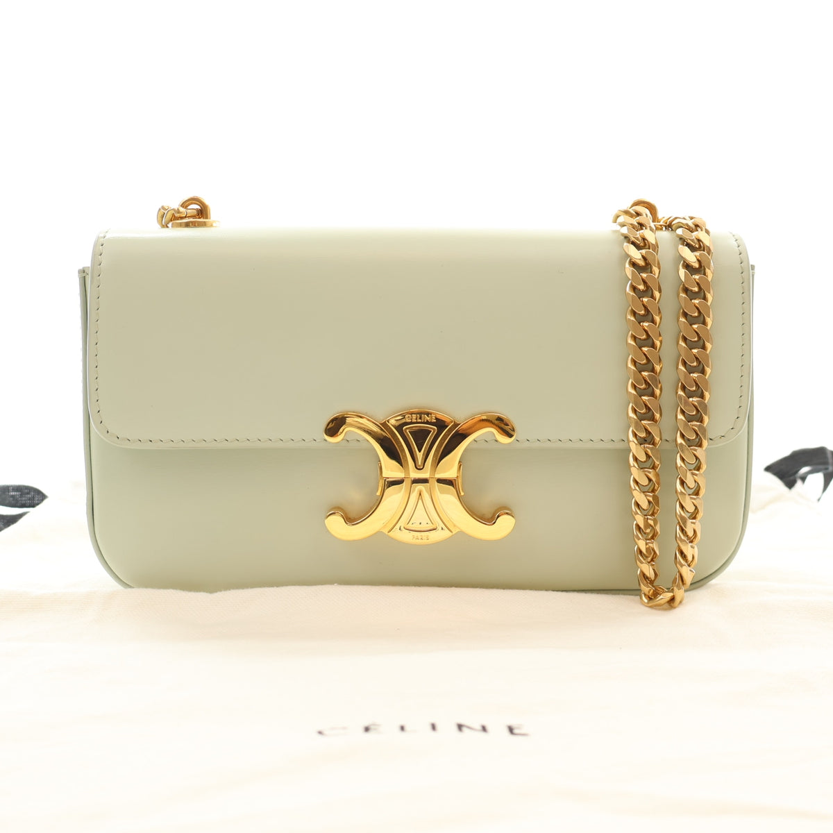 Celine Calfskin Triomphe Flap Bag, photo 15 of 15