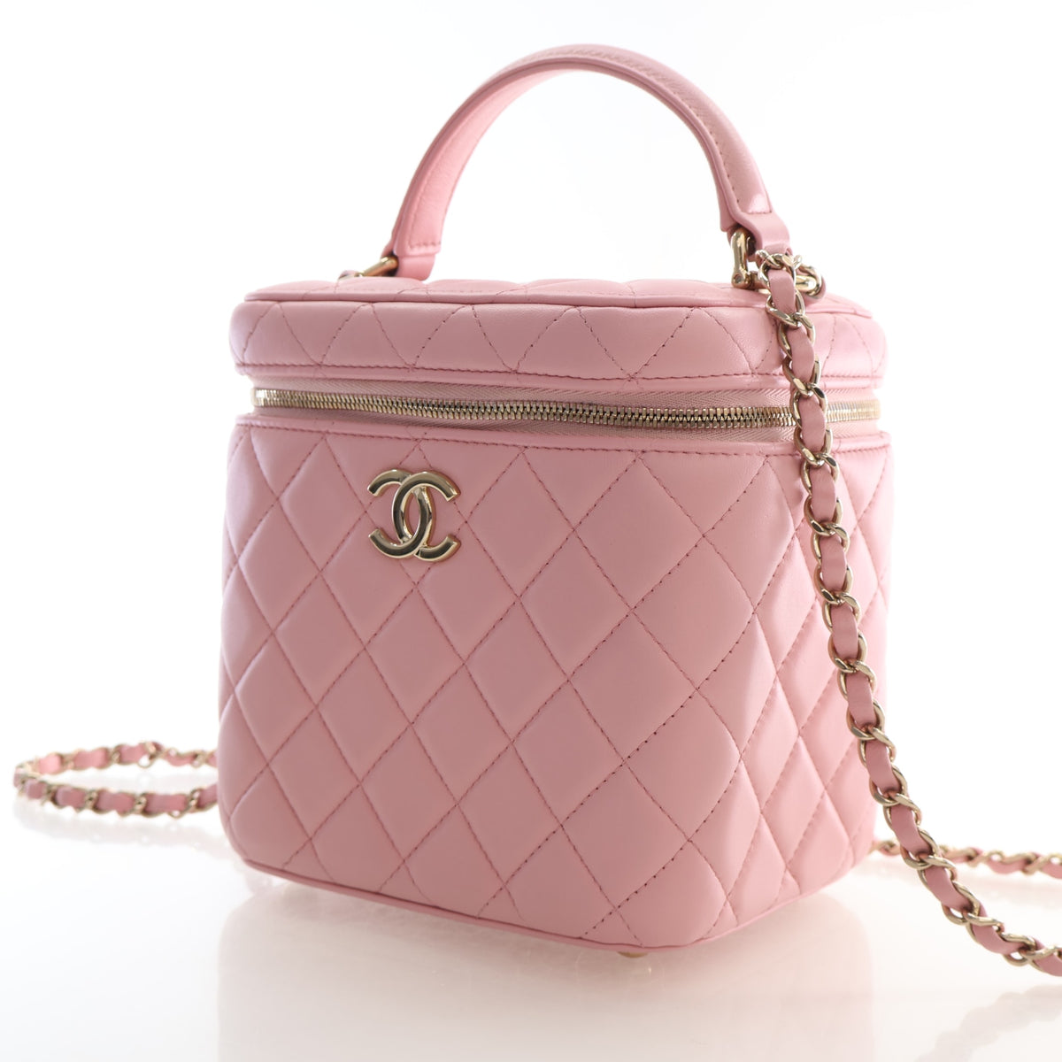Chanel Lambskin Vanity Top Handle With Chain, photo 3 of 20