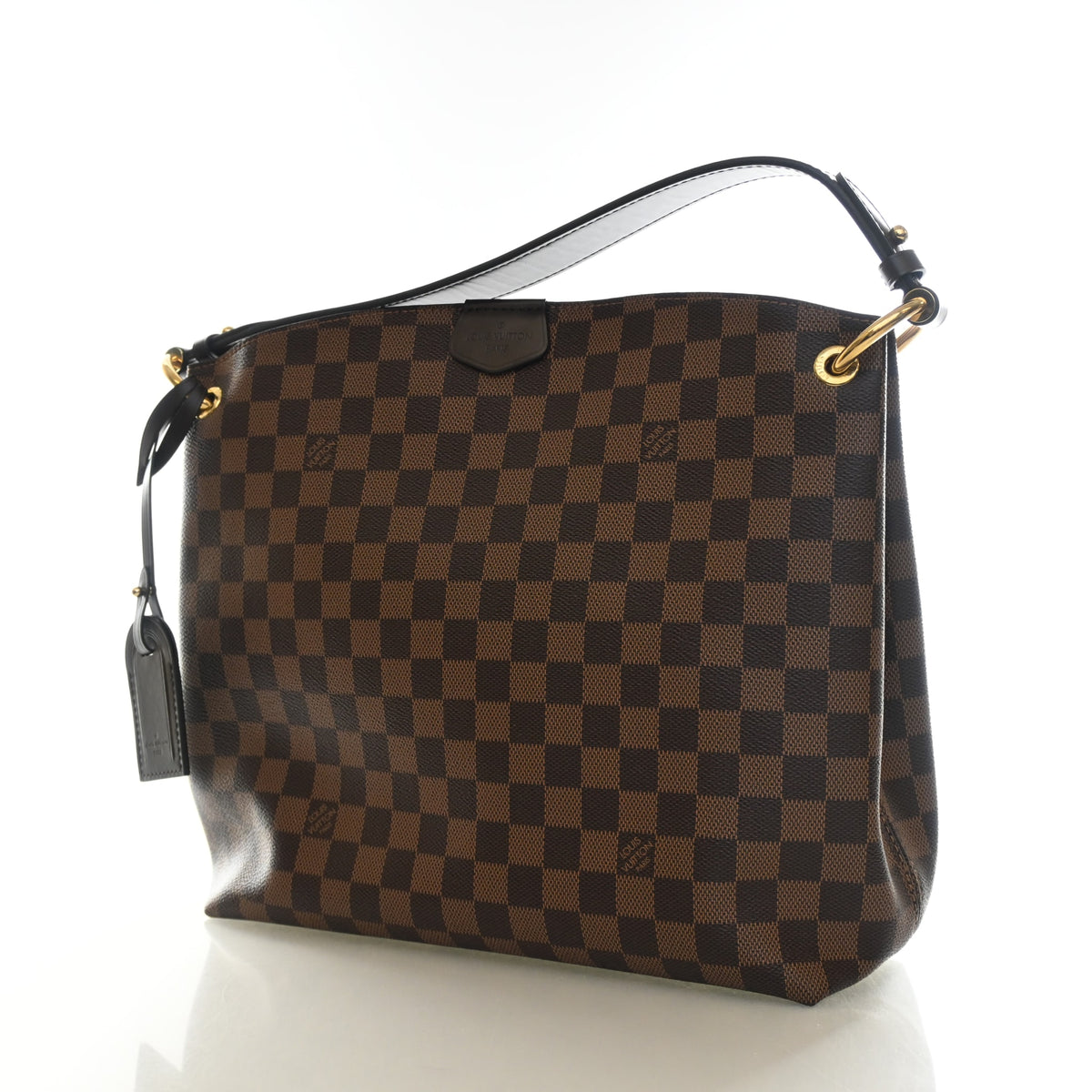Pre-Owned Louis Vuitton Graceful PM Damier Ebene, side profile