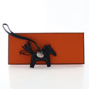 Hermes Noir Milo Lambskin H...