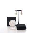 Chanel Crystal CC Drop Earr...