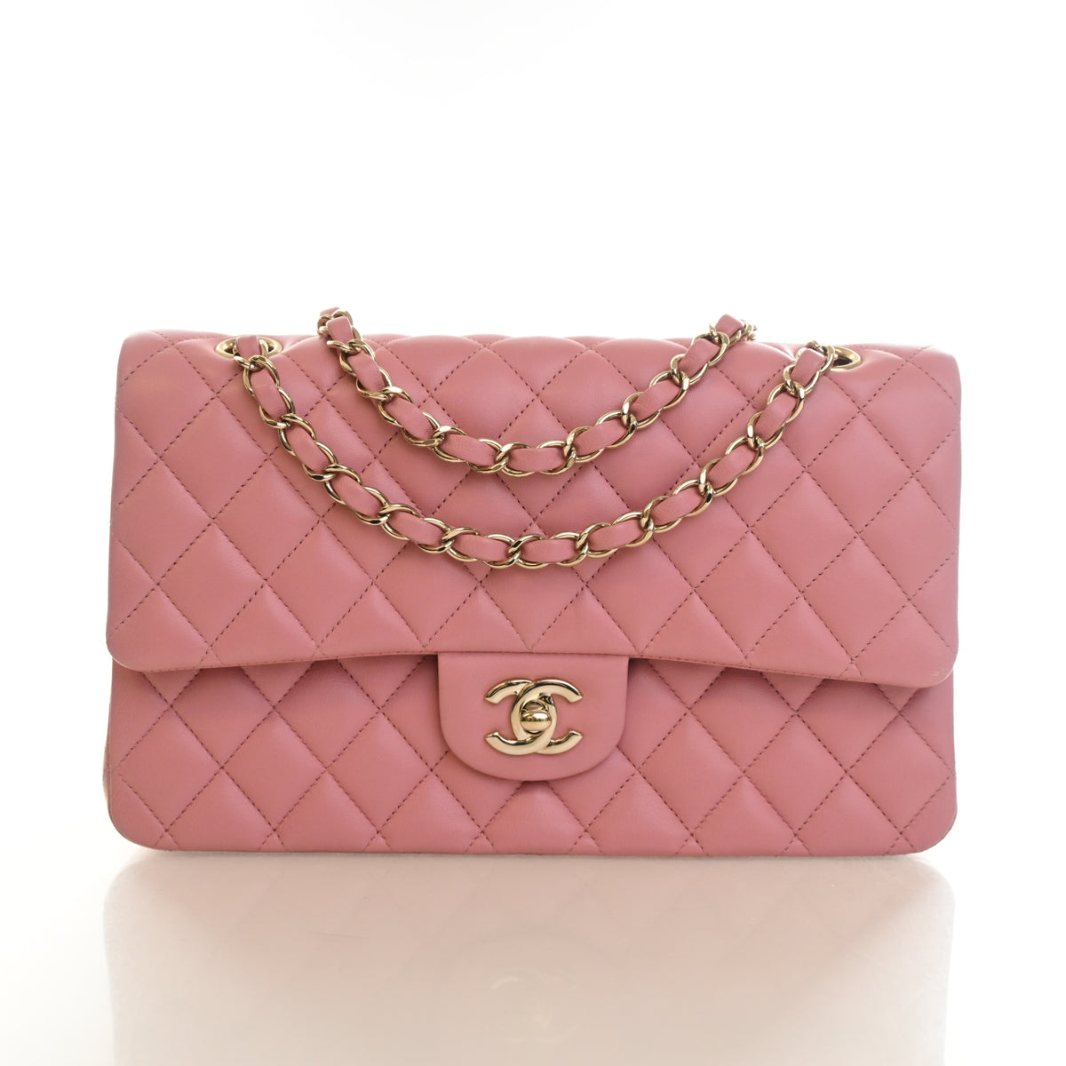 Chanel Medium Lambskin Classic Double Flap Bag, photo 1 of 19