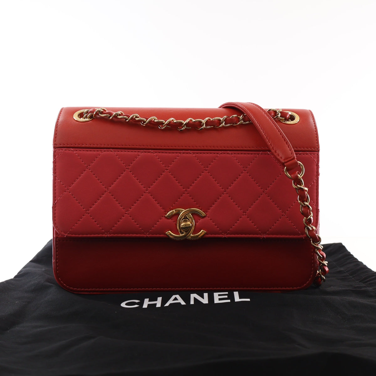 Chanel Small Lambskin Tricolor Single Flap Bag, photo 16 of 16