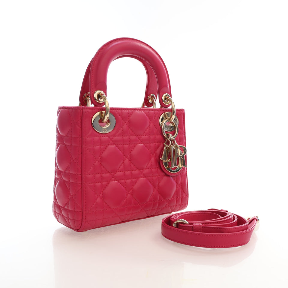 Christian Dior Mini Lambskin Lady Dior