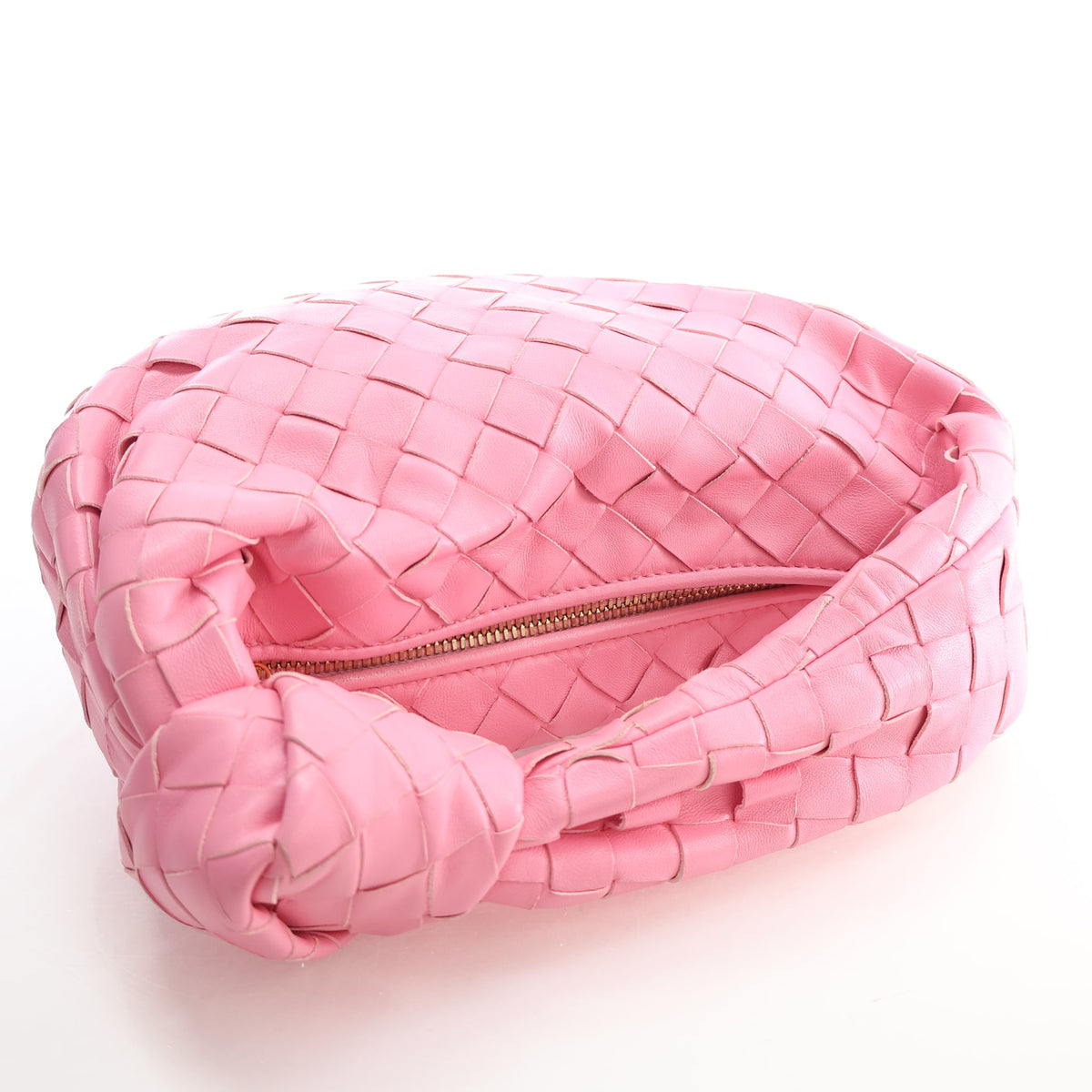 Pre-Owned Bottega Veneta Jodie Mini Intrecciato Nappa Leather, three-quarter view, photo 9 of 16