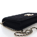 Chanel Velvet Quilted CC Cl...
