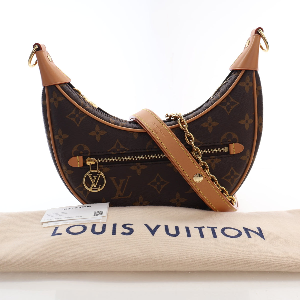 Pre-Owned Louis Vuitton Canvas Monogram Loop Bag, front view, photo 17 of 17