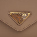 Prada Saffiano Triangle Log...