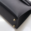 Hermes Noir Veau Madame Sel...